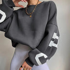Best-Selling Y2K Round Neck Women’s Hoodie Letter Print Sweatshirt  DashTex Industries