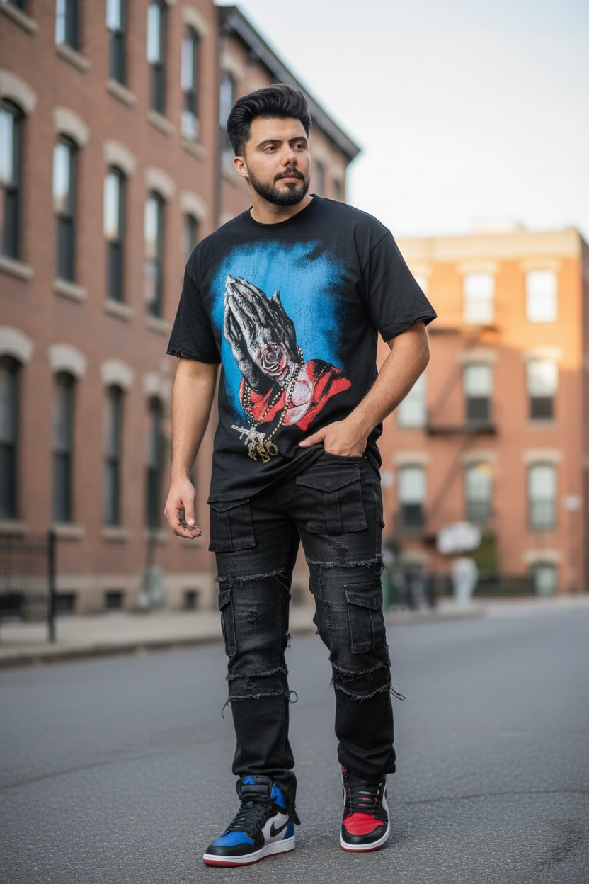 Midnight Rockstar Urban Graphic T-Shirt – Premium Streetwear Statement Tee