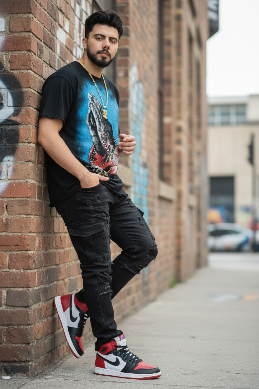 Midnight Rockstar Urban Graphic T-Shirt – Premium Streetwear Statement Tee