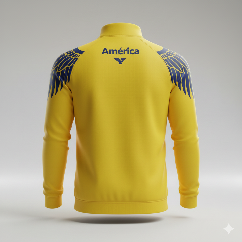 America-Inspired Yellow Anthem Jacket - Image 2